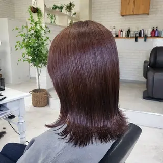 カラー ミディアム ヘアーサロン サニーのヘアスタイル