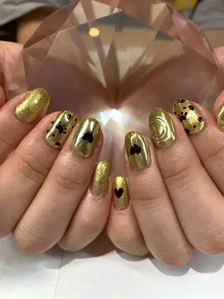 ショート ネイル glow_ nailのネイルデザイン