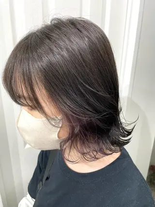 カラー 色落ち綺麗透明感カラ /ボブ/ナカツヒカルのヘアスタイル