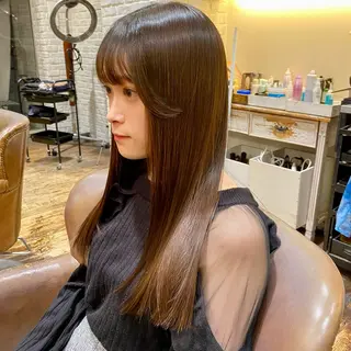 ロング 【美ボブ.艶カラー. 梅田茶屋町】midoのヘアスタイル