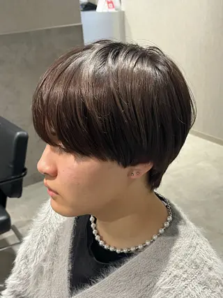 ショート カラー メンズ 【メンズ縮毛矯正/ Ryoka】のヘアスタイル