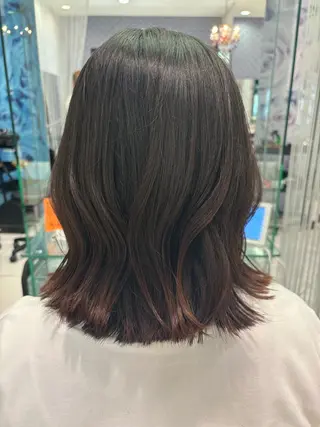 ミディアム 至福の時間を❤️ かめいまゆのヘアスタイル