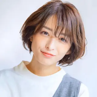 ショート パーマ 銀座No.1髪質改善 縮毛矯正/本木のヘアスタイル