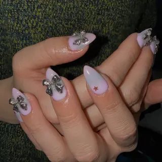 ネイル ー 葉のネイルデザイン