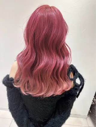 ロング カラー HASE/艶カラー/ 髪質改善/縮毛矯正のヘアスタイル