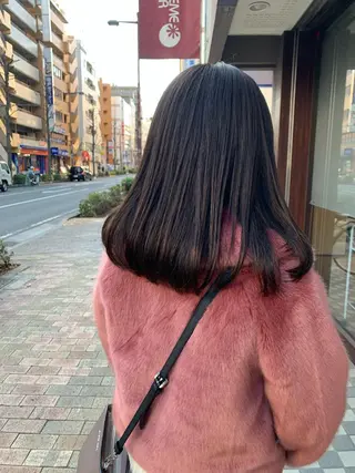 ロング カラー サプリームヘア 飯田みち瑠のヘアスタイル