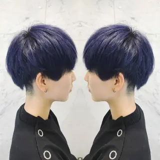 ショート カラー 重政 和樹のヘアスタイル