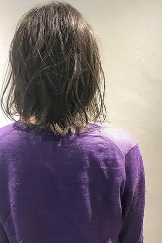 ミディアム カラー 坂本 裕介/パーマのヘアスタイル