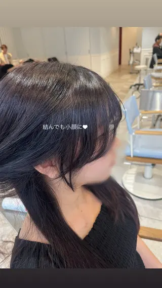 ロング 韓国ヘア🇰🇷/ニ ュアンスパーマ/ヒナのヘアスタイル