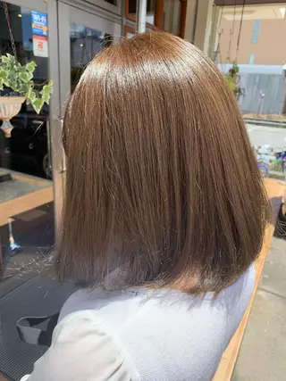 ミディアム カラー 屋比久 一樹のヘアスタイル