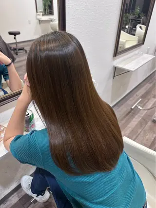 ロング カラー カワナ カエデのヘアスタイル