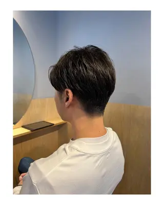 ショート カラー パーマ メンズ 【美髪とカット】 AKIFUMIのヘアスタイル