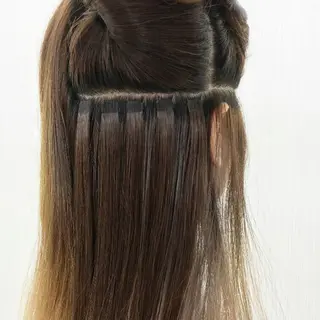 セミロング カラー パーマ ヘアアレンジ R3 Eyelash RSKのマツエク・マツパデザイン