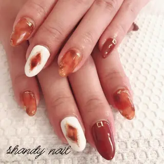 ロング shandy nailのネイルデザイン
