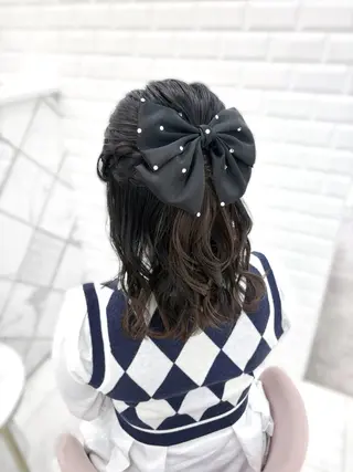 ミディアム ヘアアレンジ ゆうひ🎀艶カラー/ ヘアメ/チョコカラーのヘアスタイル