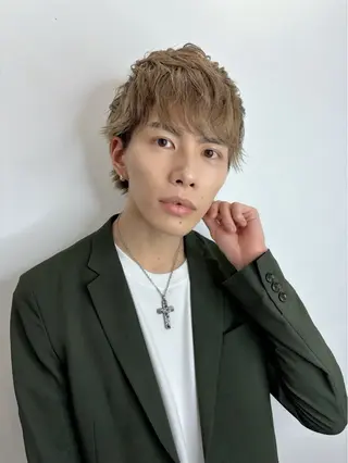 メンズ スパイキー/韓国 パーマ/メンズ/直輝のヘアスタイル