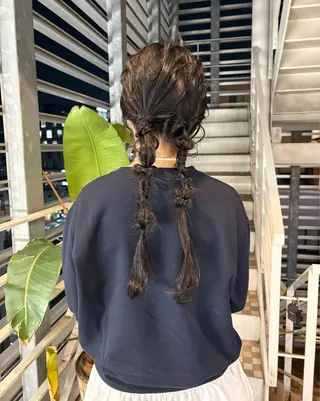 セミロング ヘアアレンジ umu.⌇ mihiroのヘアスタイル