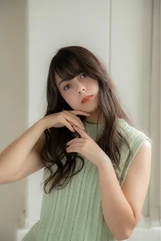 ロング カラー 【ミディアムと ロングに特化】島田恋のヘアスタイル