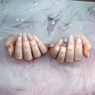 ネイル パーツ全部¥110 サロンミミのネイルデザイン