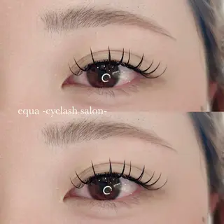 マツエク・マツパ equa aoiのマツエク・マツパデザイン