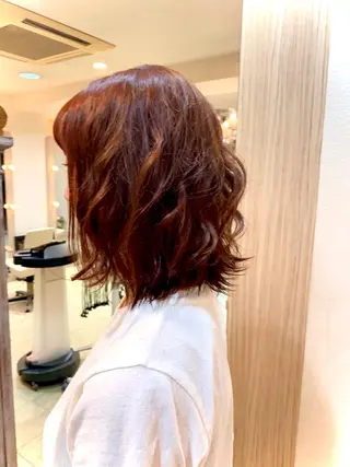 ミディアム カラー nishimura makotoのヘアスタイル