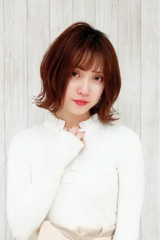 カラー ヘアアレンジ レイヤー・波巻き RYOSUKEのヘアスタイル