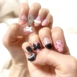 ネイル かわい りなのネイルデザイン