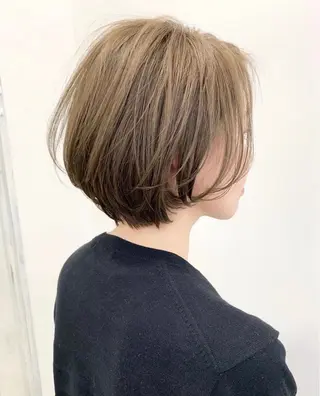 ショート 伊藤 莉奈　韓国ヘアのヘアスタイル