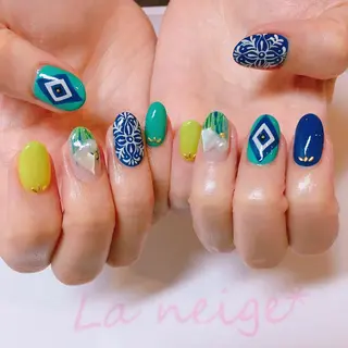 ネイル La neige* yuki 🐩🌙のネイルデザイン