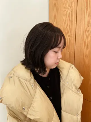 ミディアム 似合わせ/顔周り / レイヤーのヘアスタイル