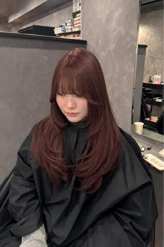 ロング 韓国・網紅 🦋HONOKA🦋のヘアスタイル