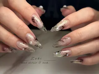 ネイル zuki🌔nail ┆堺筋本町・心斎橋のネイルデザイン