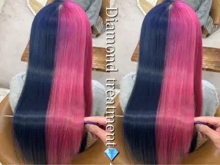 ロング 縮毛矯正/艶カラー 笠原康平のヘアスタイル