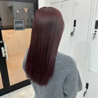 ロング カラー 💎艶々ハイトーン MOE💍🤍のヘアスタイル