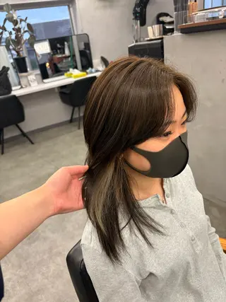 ミディアム カラー LIV My【マイ】 髪質改善/箕面のヘアスタイル