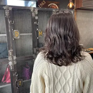 セミロング パーマ 山本 琴乃🦭のヘアスタイル
