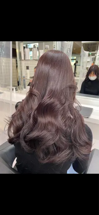 ロング カラー パーマ ヘアアレンジ メンズ キッズ ネイル マツエク・マツパ 韓国/トレンド レイヤー【101】のヘアスタイル