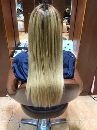 ロング 髪質改善 艶髪🔵ﾌｾﾅｵﾔのヘアスタイル