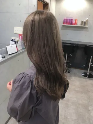 セミロング REVE美容室 REVEマツエクのヘアスタイル