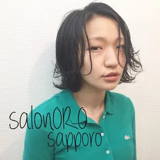 ミディアム 池田 真由美のヘアスタイル