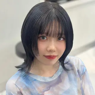 ミディアム 透明感カラー / Rio👶🏻💞のヘアスタイル