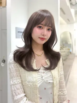 ロング カラー 艶髪/モテヘア🎀 MIHOのヘアスタイル