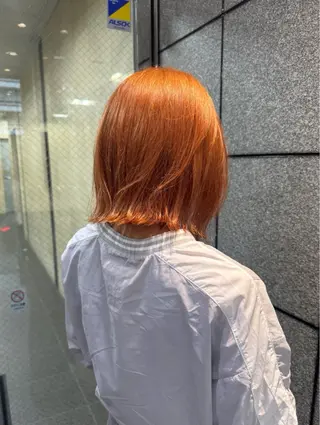 ミディアム カラー Peyp博多 SORAモデル募集のヘアスタイル