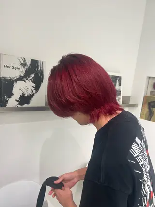 カラー Risa/盛れる レイヤー/艶カラーのヘアスタイル