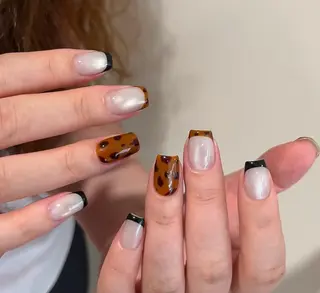 ネイル By moonネイル 🌷ワンホン/韓国風のネイルデザイン