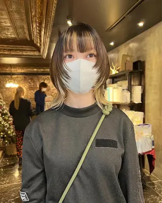 ショート カラー haco＋所属・圧倒的デザイン力 店長🎨RENAのヘアスタイル