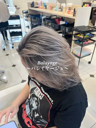 ロング カラー カラー職人 なかもと たつひろのヘアスタイル