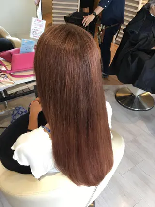 ロング カラー 金子 富士のヘアスタイル
