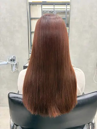 ロング カラー すぐ巻ける縮毛矯正 🍀勝倉　麗のヘアスタイル