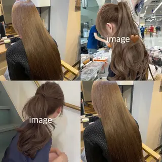 カラー MIKA💫 艶髪/透明感カラーのヘアスタイル